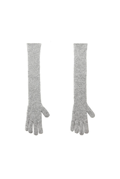 MANGO Woman Metal Grisi Kadın Eldiven 57037741