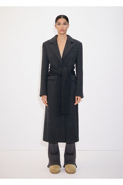 MANGO Grauer Damenmantel57057746