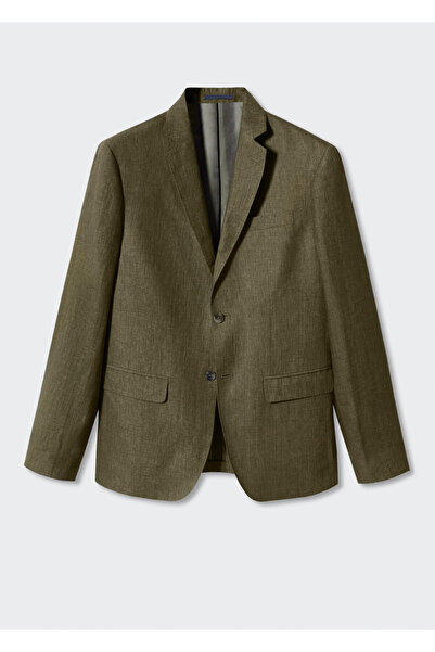 MANGO Man Yeşil Erkek Blazer 57020026