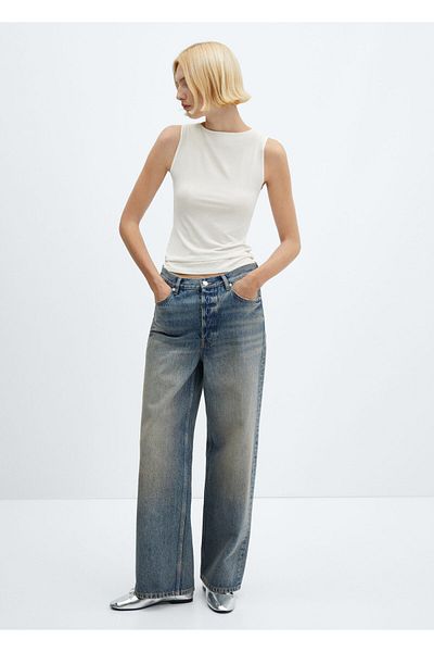 MANGO Woman Špinavě bílá dámská bustier67026041
