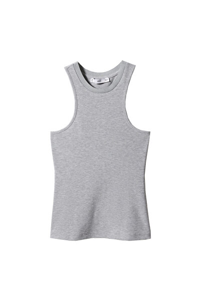 MANGO Woman Світло-сіре жіноче бюстьє 57012886