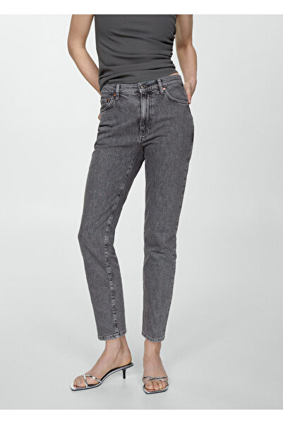 MANGO Woman Gray Women's Jeans - Model67030674