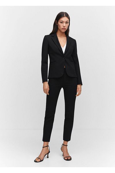 MANGO Černý dámský model blejzru 57042883