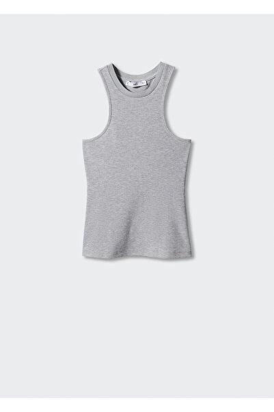 MANGO Woman Світло-сіре жіноче бюстьє 57012886