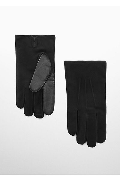 MANGO Man Black Men's Gloves57097738