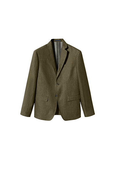 MANGO Man Yeşil Erkek Blazer 57020026