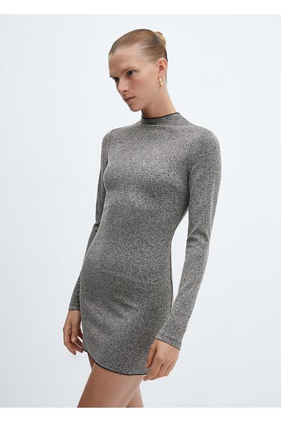 MANGO Woman Gray Women's Dress57035798
