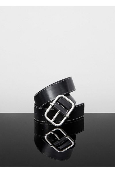 MANGO Woman Women's Black Belt67040421
