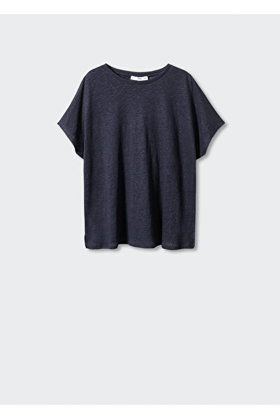 MANGO Woman Γυναικείο μπλουζάκι Bright Blue57050262