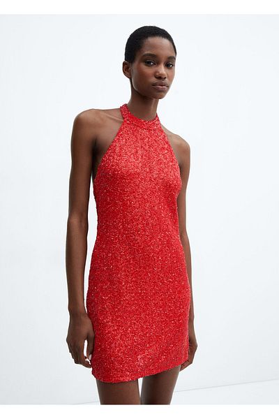 MANGO Red Women's Dress57019112