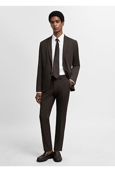 MANGO Man Weißes Herrenhemd67050268
