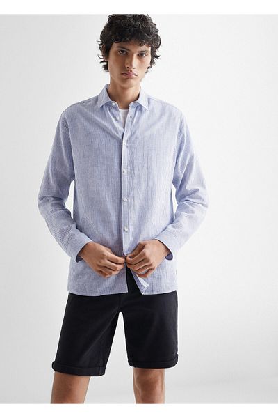 MANGO Kids Tricou Albastru Pentru Copii