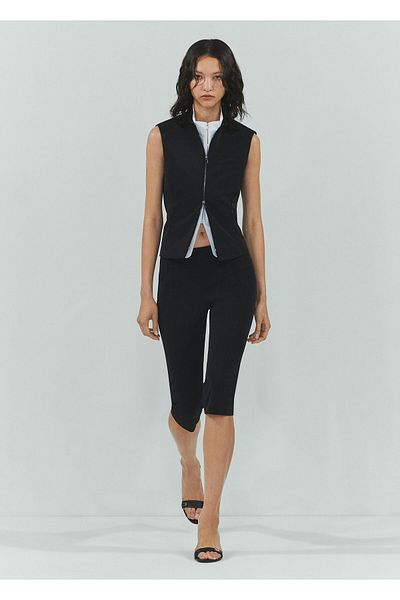 MANGO Woman Women's Black Vest67073696