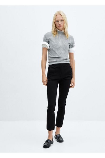 MANGO Women's Black Pants67980514
