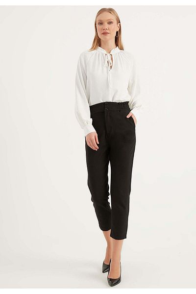 Herita Knöchellange, taillierte Hose