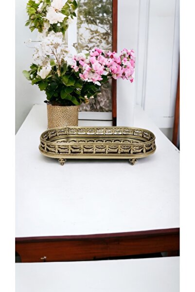 Funda Hediyelik ve Ev Aksesuarları Polyester Aynalı Sunumluk, Söz/Nişan Tepsisi