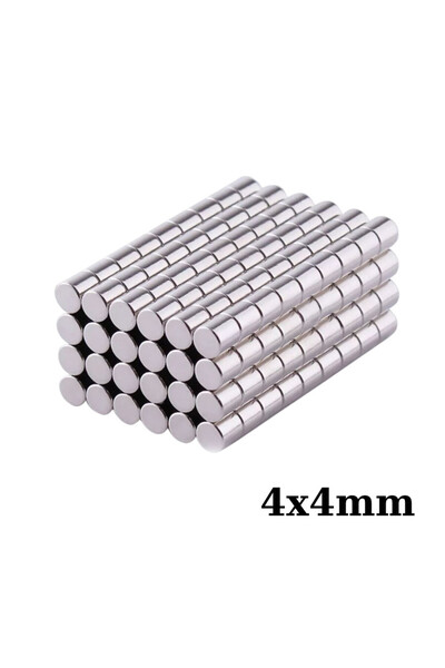 Motorobit 4x4mm Neodyum Güçlü Mıknatıs - Neodim Magnet