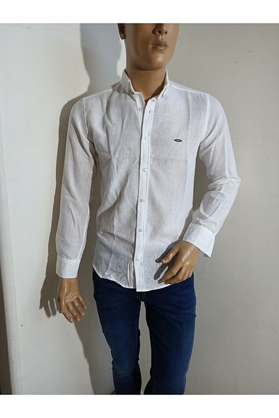 kaşiff Cămașă sport Slimfit din in