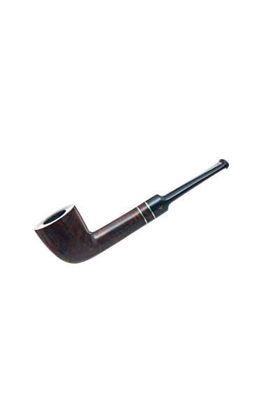Şahin Kırmızı Yıldız 112 9mm. Filtreli Ebonit Saplı Pipo (237087)