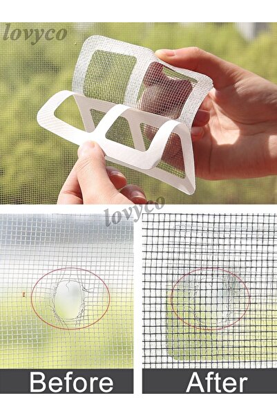 LOVYCO Sineklik Yaması,Tamir Kiti Bantı,Sineklik Yama Tamir Bandı 1 Adet 10cm...