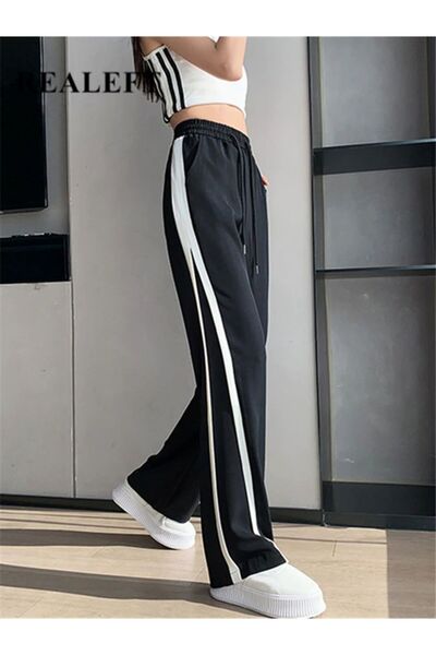 DEEFWEAR Y2k Zip Detail Sweatpants