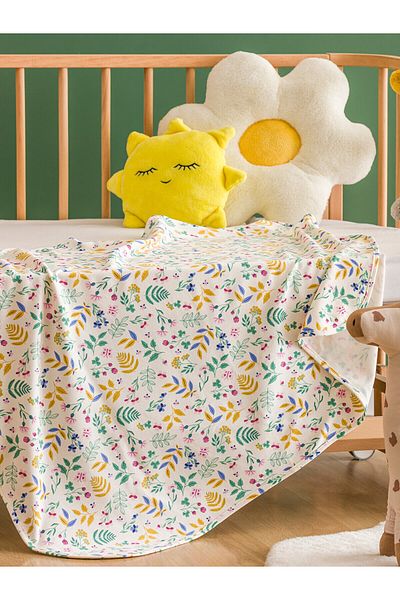 LC Waikiki Patterned Girl Baby Blanket 78x100 Cm