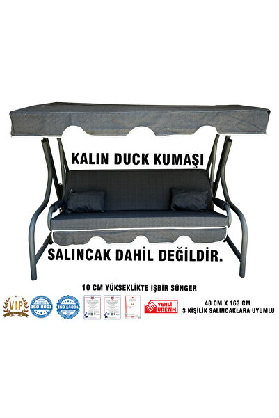 Vip Home Concept Market Ürünleri Lüks DUCK Vip Salıncak Minder Seti 3 Kişilik...