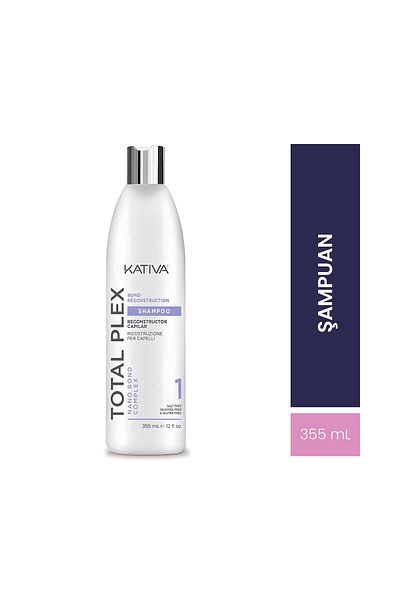 Kativa Total Plex Shampoo 355 ml – Anti-Stretch, Softness and Brightness Re
