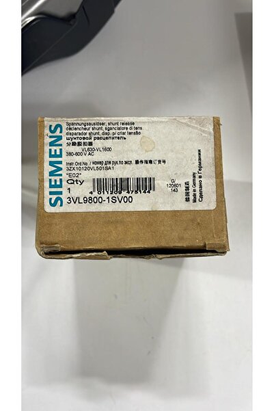 Siemens SİEMENS 3VL9800-1SV00 AÇTIRMA BOBİNİ VL630-VL1600 380-600VAC