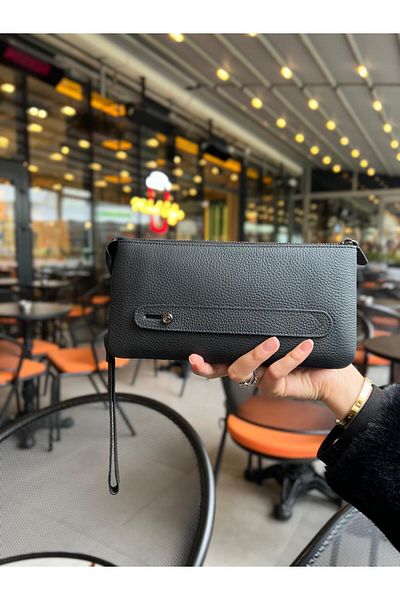 MFT Leather Design Унисекс чанта Viento 2225 Black Flother