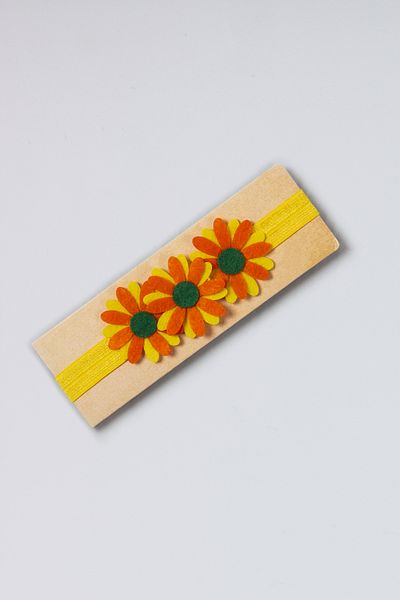 ADABEBEK Premium Flower Accessory Baby Girl Elastic Bandana
