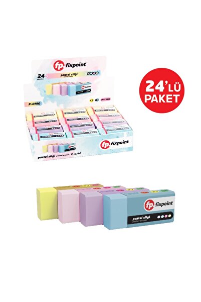 FixPoint Pastel Silgi 24lü P-0790 FixPoint