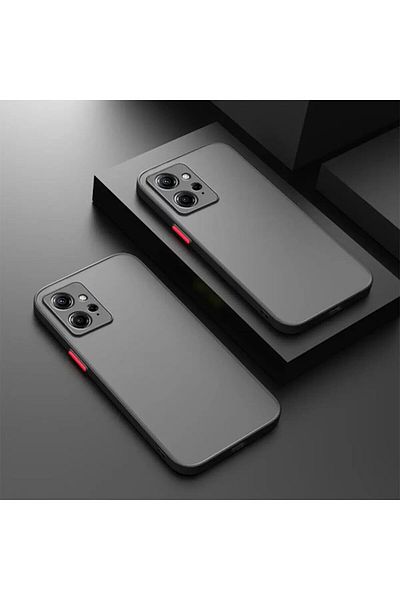 Fibaks حافظة متوافقة مع هاتف Realme GT2 Pro، غير لامعة، مقاومة لبصمات الأصابع، مصنوعة من السيليكون الصلب مع مفاتيح ملونة