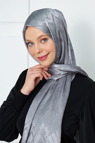 H&S AKSESUAR H&S CITY-I SHAL GEOMETRIC PATTERN JACQUARD SHAL