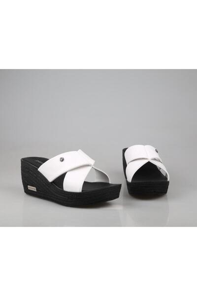 Pierre Cardin Ορθοπεδικές Λευκές Γυναικείες Παντόφλες - Pc-3513