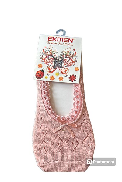 EKMEN ÇORAP Lace Cotton Ballerina Socks