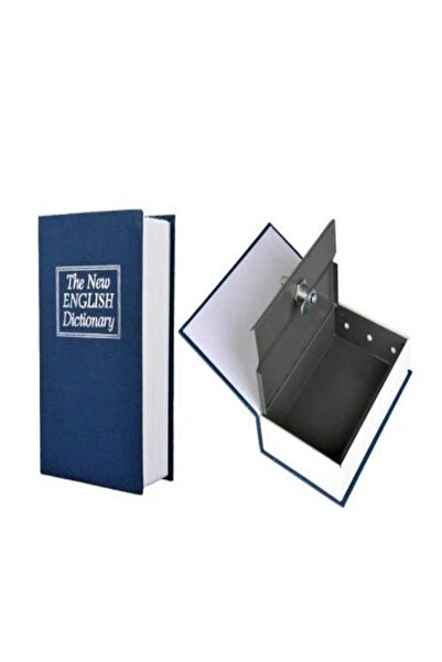 Alfa Life Marketing Kitap Görünümlü Kilitli Gizli Kasa