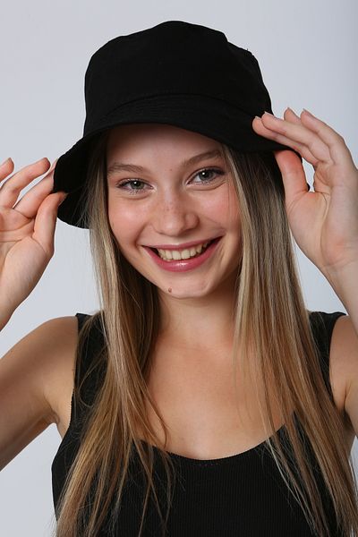 FRESCO SCARFS Unisex Summer Bucket Πολύχρωμο Καπέλο ΜΑΥΡΟ