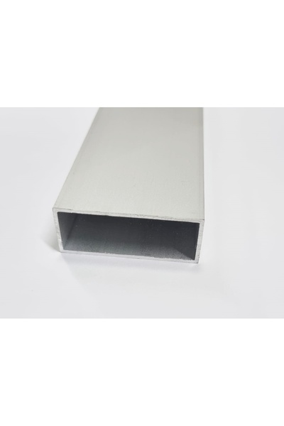 Şahin Alüminyum Kutu Profil Alüminyum Dikdörtgen Profil 1,2 mm Kalınlık ( 2 cm X 6 cm x 200 cm )