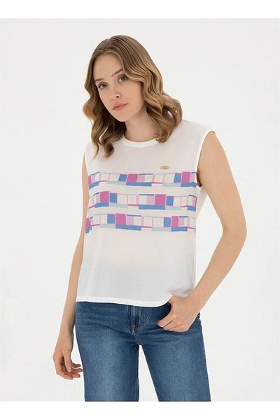 U.S. Polo Assn. U.S. Polo Assn.Bicycle Guler Tricou pentru femei PULBE DMLS