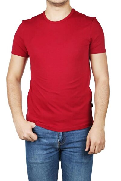 Cazador B.Yaka K.Kol Basic Чоловіча футболка 4618 Бордо