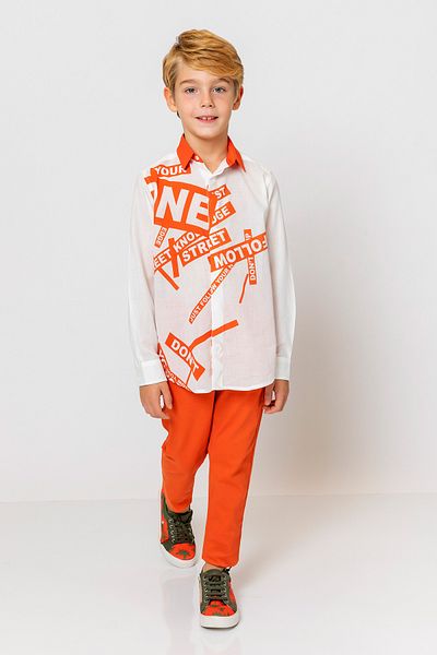 incity Boy's Text Printed Multicolored Shirt