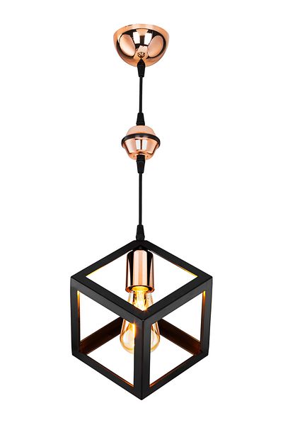 AG LightDesign Black Cube Pendant Lamp Chandelier Living Room Bedroom Kitchen Corridor Lamp