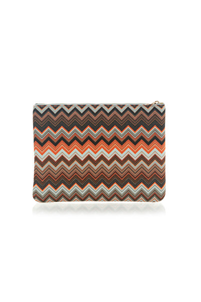 VIVION Zigzag Clutch Çanta