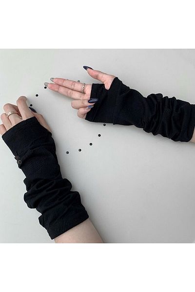 GOSSİP TEAM Harajuku Vintage Black Sleeve