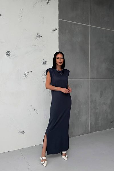 Neşeli Butik γυναικείο φόρεμα με βαμμένο σχιστό λεπτομέρεια NBG010