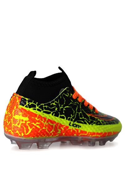 Freemax Unisex Çoraplı Krampon Futbol Ayakkabısı Freemax.1071 Sarı Turuncu
