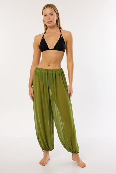 AYYILDIZ 4814 Green Beach Pants