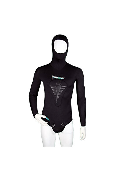 HitDukkan Imersion (%90 Neopren,%10 Naylon) 10mm Kalınlık 2/M Beden Siyah Dalış Ceketi