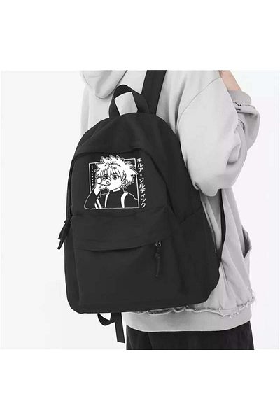 Toum Damlahobi Hunter X Hunter Killua Printed Unisex Backpack